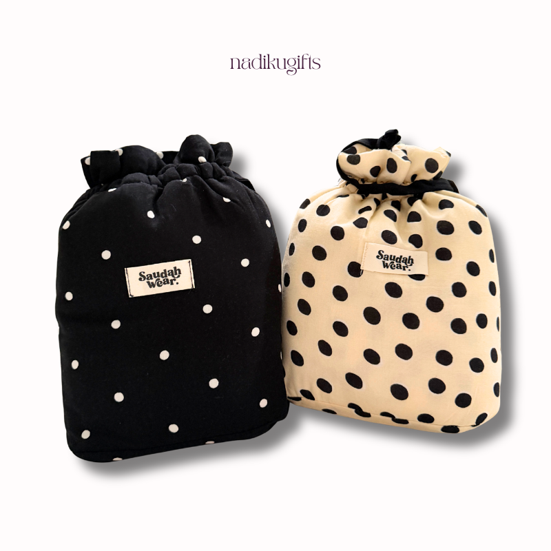 Saudah Wear Polka Dots Telekung